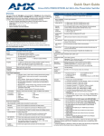 AMX DVX-2150HD-T (FG1905-13) Specifications