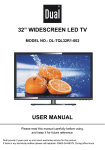 Dual DL-TQL32R1-002 User manual