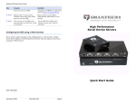 Quatech Serial Device Server User`s manual