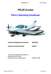 czech sport aircraft PS-28 SportCruiser Operator`s manual