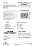 White Rodgers 1F97-1277 Operating instructions