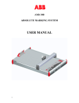 ABB AMS 500 User manual