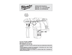 Milwaukee V28 0756-20 Operator`s manual