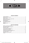 Bella electrical kettle Operating instructions