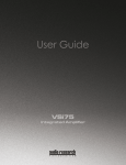 Audio Research VSi75 User guide