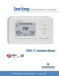 Emerson EE542-1Z Installation manual