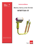 Alcoa SFBTT20-IT SFBTT20-IT Instruction manual
