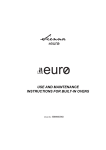 Euro Siena ES9060DSXS Electric Oven User Manual