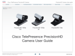 Cisco TelePresence PrecisionHD 1080P 12x User guide