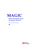 AVT MAGIC ISDN Technical data