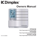 Dimplex HTC627-347W Specifications