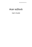 Acer ezDock User`s guide