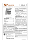 Procom MN300TPA Installation manual