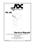 American Dryer Corp. ML-96 Service manual