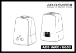 Air-O-Swiss AOSU600 Operating instructions