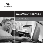 CYBEX AUTOVIEW COMMANDER - User guide