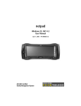 Psion Teklogix netpad User manual