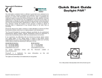 Chroma Daylight PAR Specifications