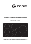 Caple C890i Instruction manual