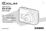 Casio EX-Z120 - EXILIM ZOOM Digital Camera User`s guide