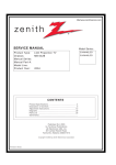 Zenith E44W48LCD Service manual