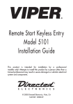 Viper 4105V Installation guide