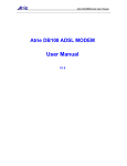 Atrie DB108 User manual