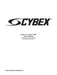 CYBEX 610A Service manual