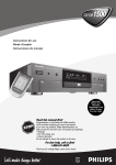 Philips DVDR150099 Operating instructions
