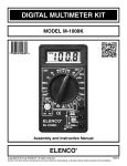 Elenco Electronics M-1008K Instruction manual