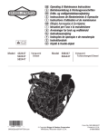 Briggs & Stratton 522447 Specifications