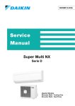 Daikin FDKS25CVMB Service manual