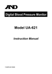 A&D UA-621 Instruction manual