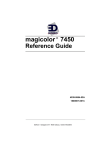 EDNord Magicolor 7450 User`s guide