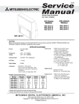 Mitsubishi ws-48413 Service manual