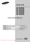 Samsung SV-DVD50 Instruction manual
