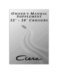 Bayliner Ciera Owner`s manual
