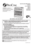 Procom MD5TPA-BB Owner`s manual