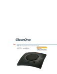 Clear One Chat 170 User`s manual