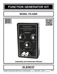 Elenco Electronics AK-500/K-39 Instruction manual