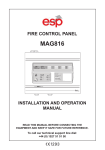 ESP MAG816 Specifications