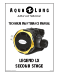 Aqua Lung LEGEND LX SUPREME Service manual