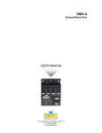 Chauvet DMX-800 User manual