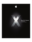 Mac OS X Server 10.4 User Management Admin (Manual)