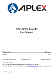 Aplex APC-3X97A User manual