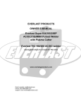 Everlast Super256P Owner`s manual