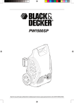 Black & Decker PW1500 Technical data