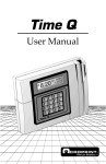 Acroprint Time Q User manual