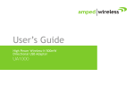 Amped Wireless UA1000 User`s guide