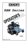 Dixon RAM 50ZT Operator`s manual